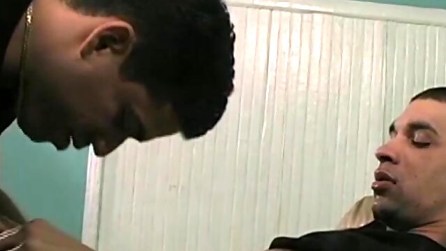 Handsome gays blowing cock before ass pounding