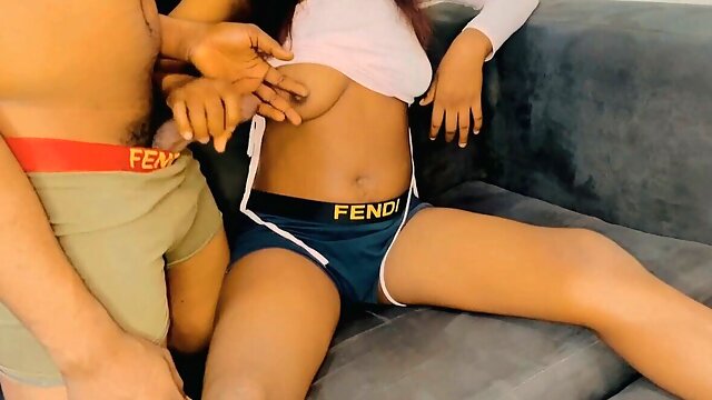 Barely Legal Black Teen Gets Creampie