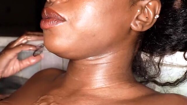 Ebony babe with big tits and hot ass gets slammed - Amari Anne