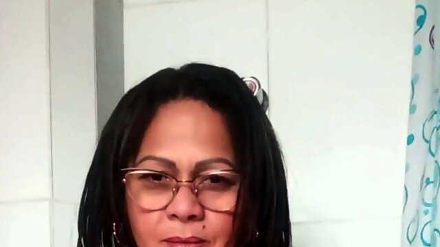 Mature Woman Waxing in the Shower
