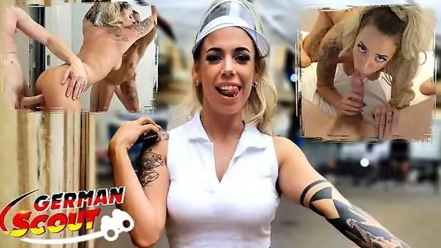 Casting, Allemande, Ramasser, Seins Flasques