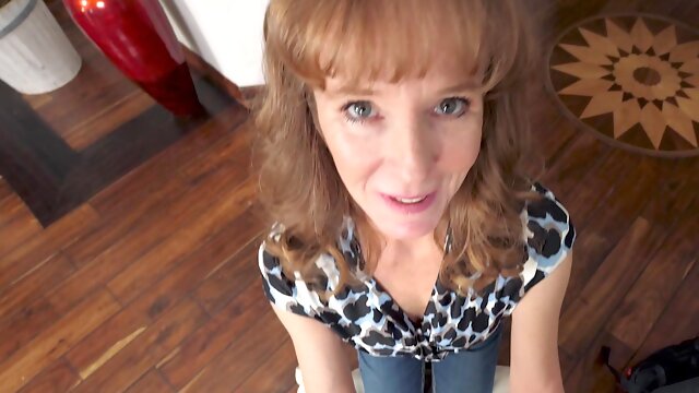Small-tit mature Cyndi Sinclair gets nicely fucked in POV