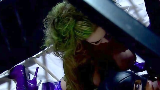 Porn Star Cat-woman Puts Huge Lasting Hard-on in Jokers