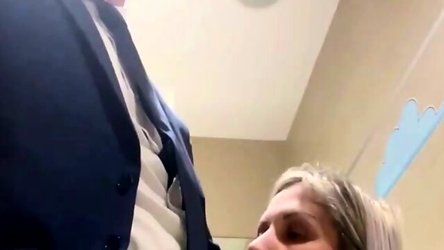 Tan blonde MILF sucks and fucks a big cock