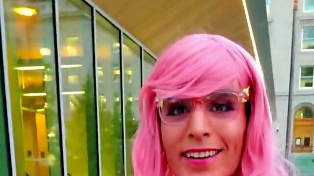 Exhibitionist Public, Masturbation, Crossdresser, Amateur, Outdoor, Femboy, Sissy