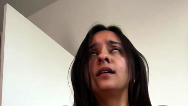 Busty Indian babe hot solo