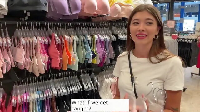 Fitness, Öffentlichkeit, Abspritzen Im Mund, Kleid