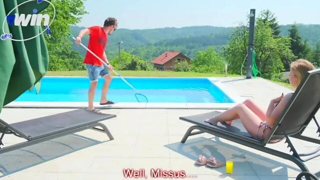 Big Booby Redhead Housesitter Breaks the Rules while Her Husband was Gone!!