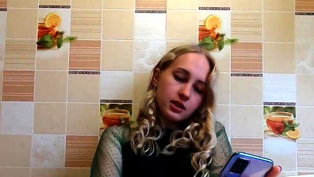 Girl Reads Harry Potter While Sitting on Vibrator