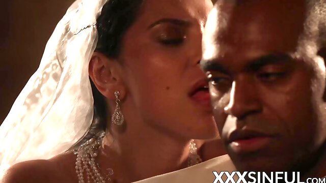 Erotic hottie creampied after a hardcore missionary fuck