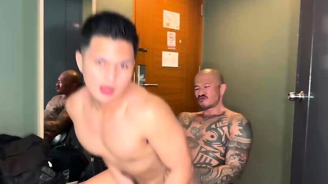 Hung Homo Swallows Hard Dick Before Fuck