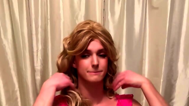Small Cock Solo, Femboy Jake, Crossdresser, Amateur, Sissy