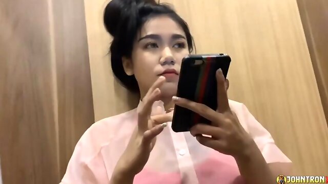 JohnTronX - Hot POV anal sex with a perfect tattooed Thai babe