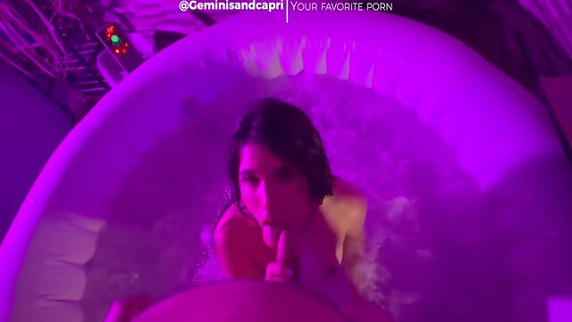 Pov - I Excite My Best Friend And We Fuck In The Public Jacuzzi