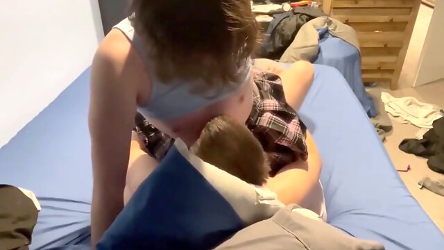 Shemale Fucks Guy, Femboy, Anal