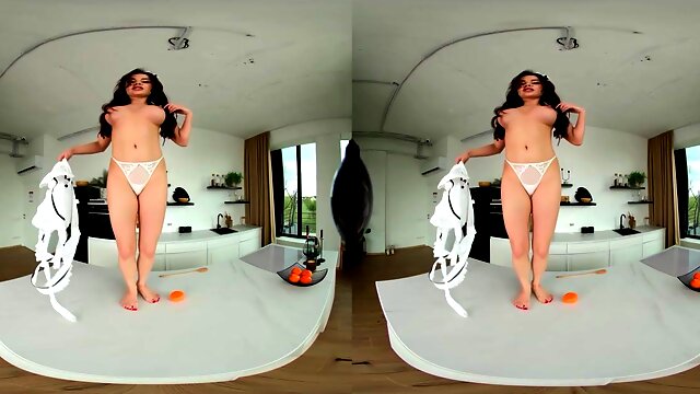 Hot MILF vr solo video
