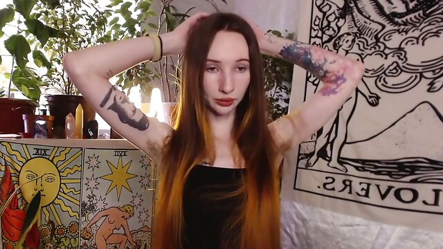 Lengthy-haired alt doll unclothe!!