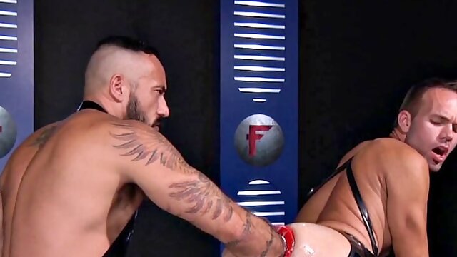 FistingInferno - Colton Reece Raw Dogs Restrained Sub