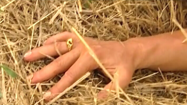 German Granny Fucked Hard in Nature