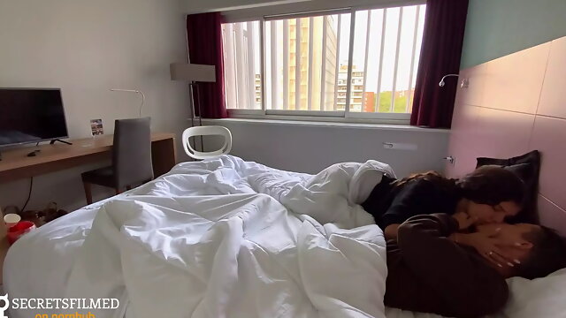 It was Our Last Day at the Hotel so We Let Our Neighbors Watch Us Fuck