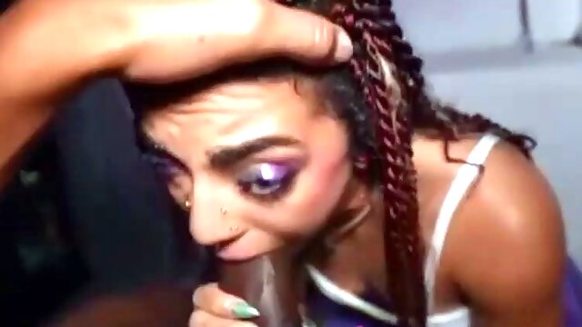 Spunky Zerella Skies will swallow one big black dick