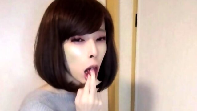 Masturbation, Japanese, Ladyboy, Amateur, Solo