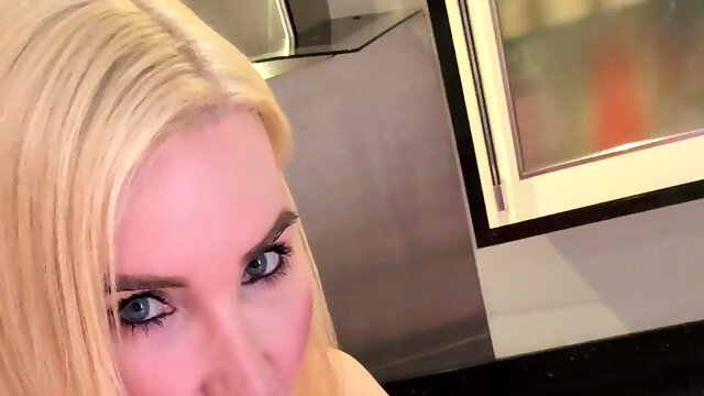 Ring My Bell - Super Blonde Barbie Cum on My 34jj Tits