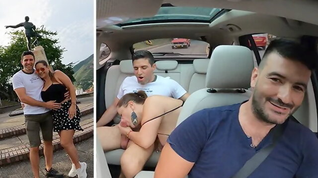 Extreme Car Sex with Big Ass Colombian Milf Picked Up in the Street - Susy Cruz