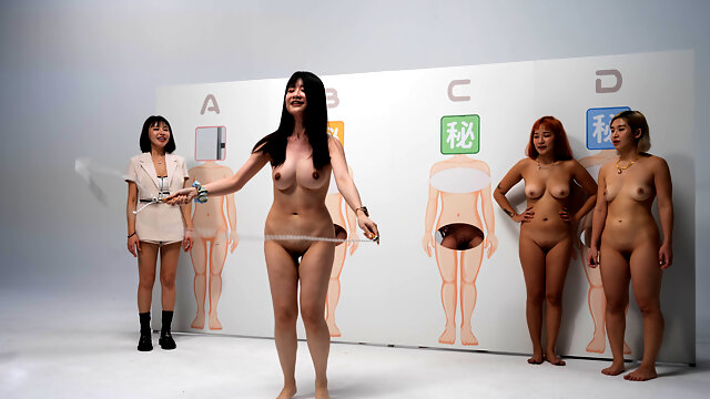 Asian girl is fingered and face-fucked on the massage table