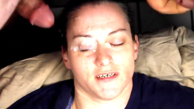 Huge Homemade Facial Blasting Right in Her Eyes!