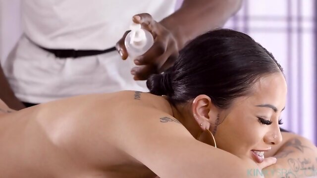 Fucks Her Exciting Bbc Masseuse With Morgan Lee