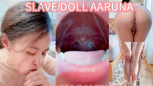 Slave Doll Aaruna Diary 20 (heavy Metal Labia Rings, Butt Plug,hand Job, Blow Job, Purple Pantyhose,valentino High Heels)