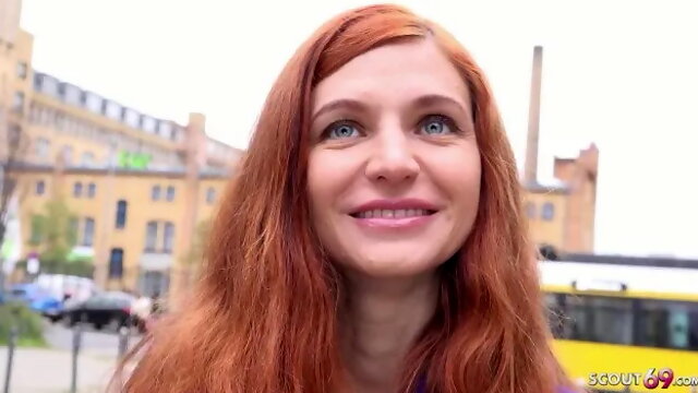 Rough Casting Fuck I Skinny Ginger Ukrainian Teen Lina Joy - German Scout Pic...