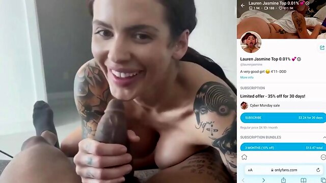 BLACKEDRAW Curvy Brunette Violet takes on the biggest BBC