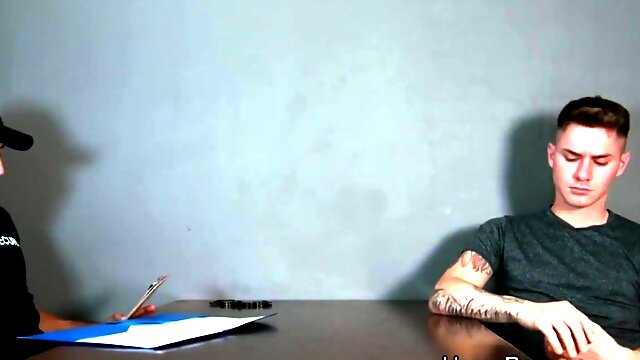 Porking splendid perp Zac on the office desk