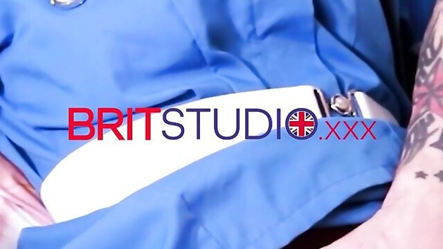 Brit Studio featuring bimbos edging scene