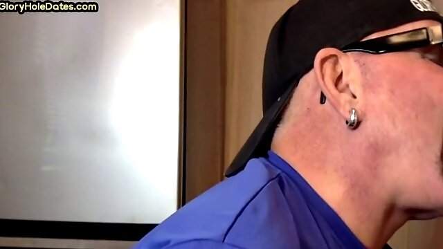 Pervy gloryhole auntie raw