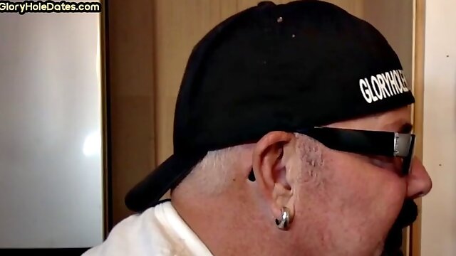 Old man caught in gloryhole