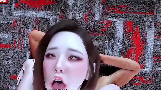 Goddess of Glow and Gigabytes - 3D Animation Hentai