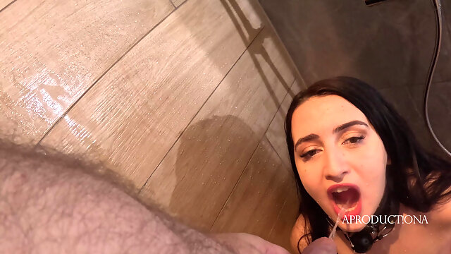 Big Tits Piss, Bathroom