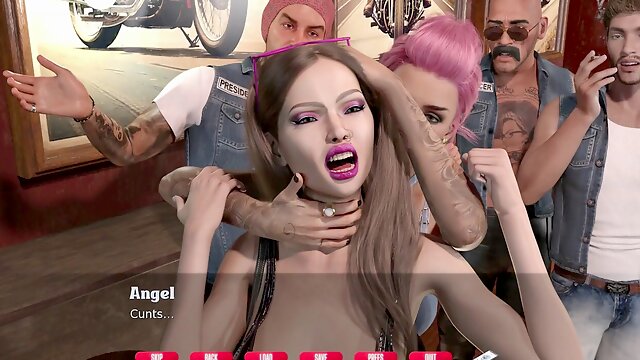 Kinky neighbors Susan and Jo get close with some pole dancing and kisses