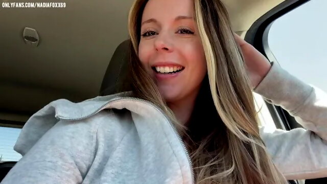 Day in the Life of a Camgirl! Testing New Toys in the Drive Thru + Mall! so M...