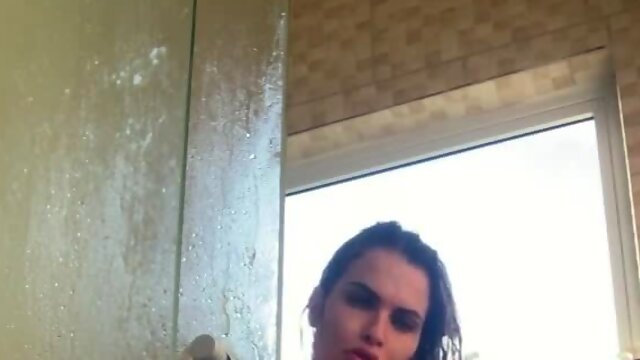 Shower Masturbation, Big Cock, Shemale, Cumshot, Latina