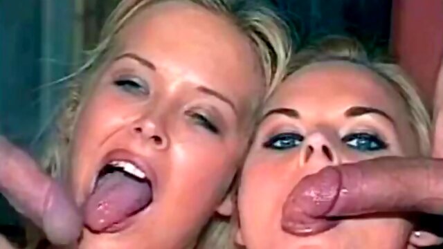 Sexy blondes have fun in 90s euro classic
