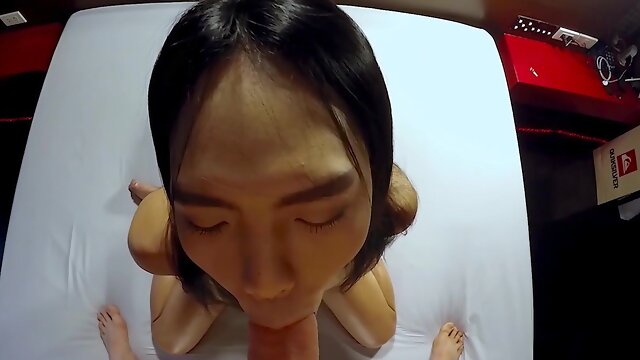 Lucky white guy enjoyed perfect blowjob