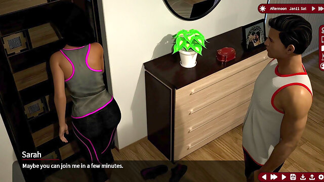 Whispers of Desire - V0.2 - Alex Showerd with Sarah and Fucked Her in Doggy Style