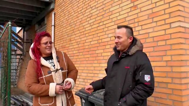 Red hair big boobs chubby loves mature cock in pussy in mouth