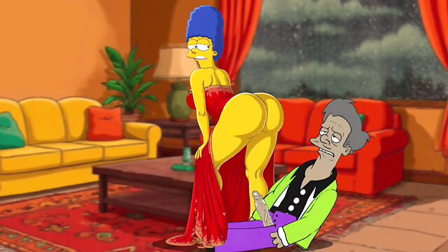 Slutty Cuckold Wife Compilation. Cartoon, Simpson Parody