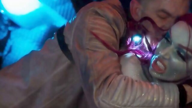 Amber Jayne and Danny D get down and dirty in abandoned spaceship