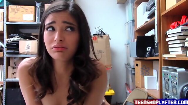 Security Guard Has In Tight Little Teen 18+ Sho